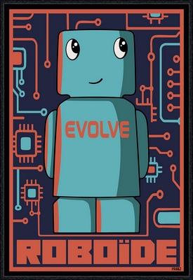 Image encadrée Prabz FIGURATIF Evolve 30X45