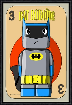 Image encadrée Prabz FIGURATIF BAT ROBOÏDE 30X45