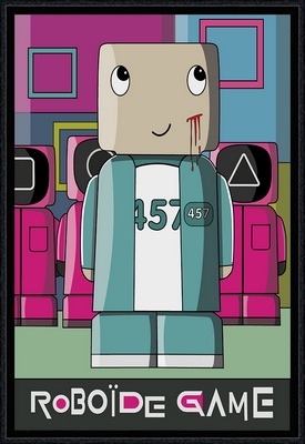 Image encadrée Prabz FIGURATIF ROBOÏDE GAME 30X45