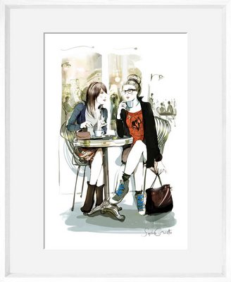 Digigraphie encadrée URBAIN PARISIENNES 40X50