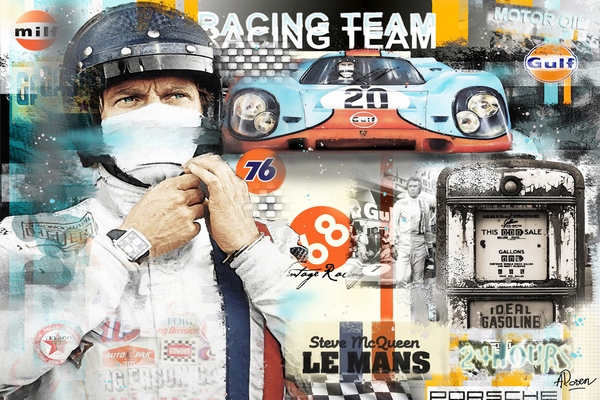 Plexi premium AUTOMOBILE Racing Team Anne ROSEN 100X150