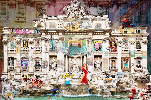 Plexi premium FIGURATIF Roma Anne ROSEN 100X150