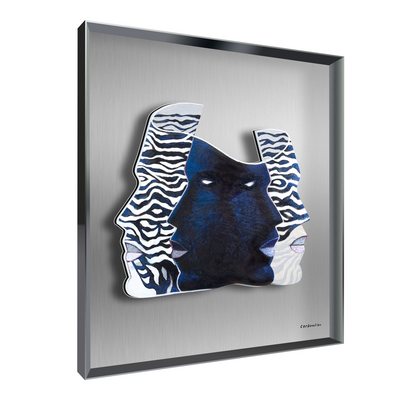 Vitrine Relief FIGURATIF A Minuit Tu Kalu Gr, Cordovelian 90X90