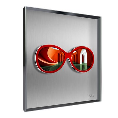 Vitrine Relief FIGURATIF Cerclos Kalu Gris, Caroline.S 90X90