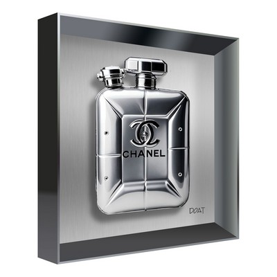 Vitrine Relief FIGURATIF Coco Silver Kalu Gr, Franck DOAT 30X30