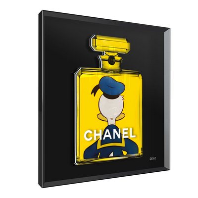 Vitrine Relief FIGURATIF Donald Kalu Noir, Franck DOAT 90X90