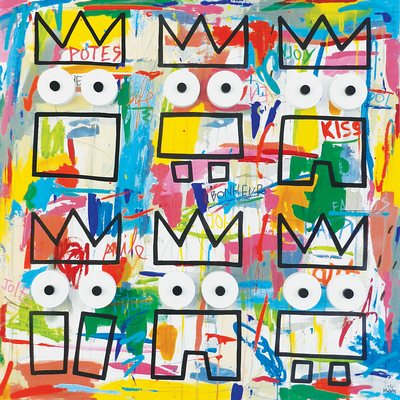 Plexi premium FIGURATIF Les Potes , MAM 120X120