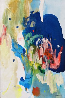 Plexi premium ABSTRAIT L'Hiver , MATHILDE DE BELLECOMBE 80X120