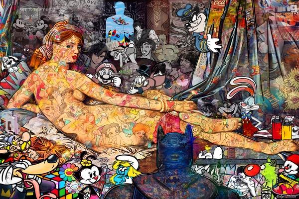 Plexi premium FIGURATIF La Grande Odali Melvyn BARROS 100X150