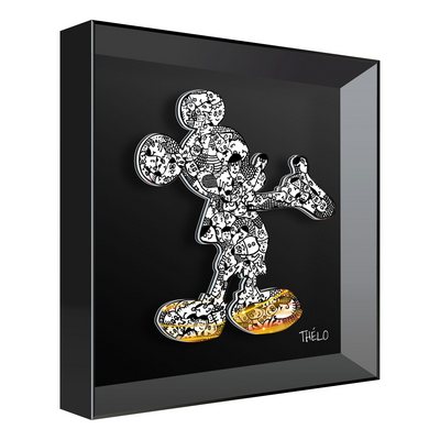 Vitrine Relief FIGURATIF Happy Mickey Kalu N THELO 30X30