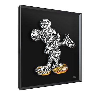 Vitrine Relief FIGURATIF Happy Mickey Kal N THELO 90X90