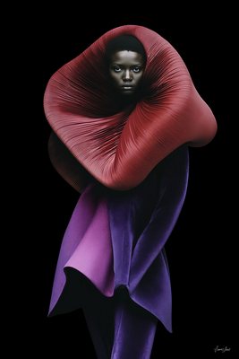 Plexi premium FIGURATIF Midnight Velvet , VINCENT LEBRET 80X120