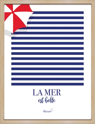  MER La mer est belle 2 Lica chêne PO-LMB-02 30X40