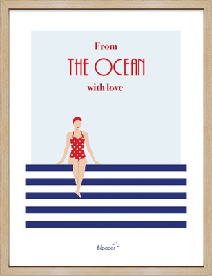  MER From the ocean with love Lica chêne PO-LMB-03 30X40