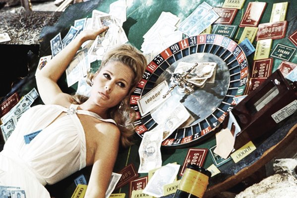 Plexi CINEMA Ursula Andress - Casino Royale 100X67