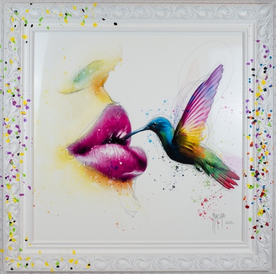 Tableau ANIMAUX Little kiss 90X90