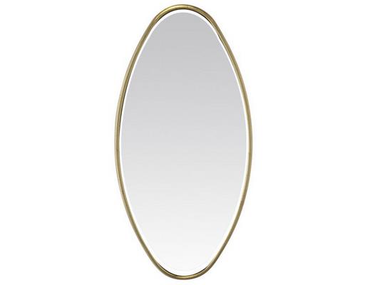 Miroir déco ORIGINAL Miroir ovale doré 30X60