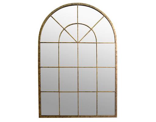 Miroir déco INDUSTRIEL Miroir fenêtre arquée 93X135