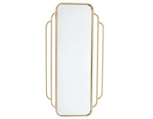 Miroir déco ORIGINAL Miroir elegant dore 51X100