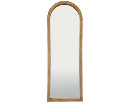 Miroir déco ORIGINAL Miroir arche bois clair 60X170