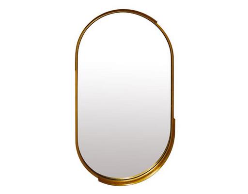Miroir déco DORE Miroir oblong design dore 50X90