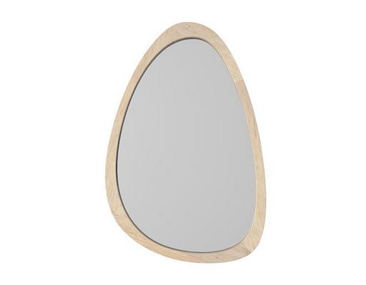 Miroir déco NATUREL Miroir organique bois clair 40x60cm 40X60