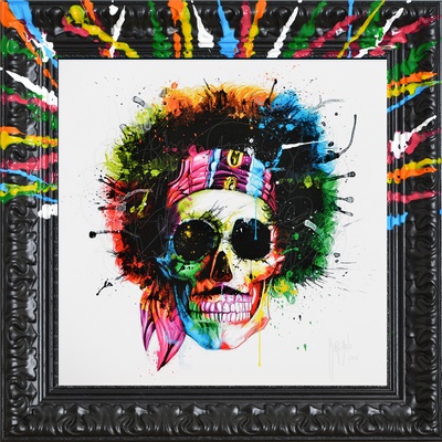 Tableau SKULL Jimi Hendrix 90X90