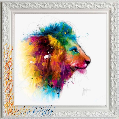 Tableau ANIMAUX Jungle s king 90X90