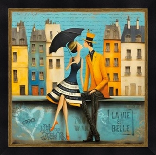 Les-deux-amoureux-sur-le-muret