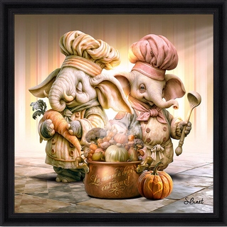 Elephants-cuisiniers