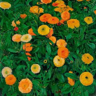 1AA2194-Marigolds-FLEURS--Koloman-Moser