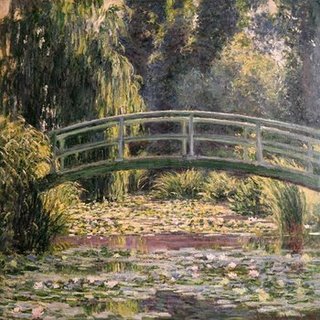1CM016-The-Japanese-Footbridge-Giverny---PEINTRE-PAYSAGE-Claude-Monet