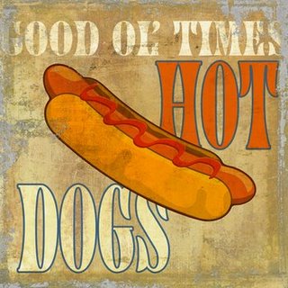 Image 1CU2476 Hot Dog VINTAGE DECORATIF Skip Teller