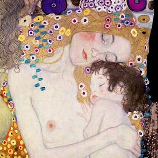 1GK129-Le-Tre-etA-della-donna-(detail)-PEINTRE-FIGURATIF-Gustav-Klimt