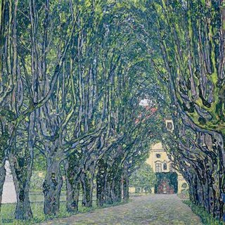 Image 1GK3027 Allee im Park von Schloss Kammer PEINTRE PAYSAGE Gustav Klimt