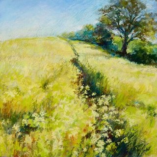 Image 1NW3405 Fields of Gold PAYSAGE  Nel Whatmore