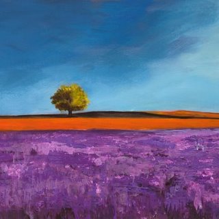 Image 1PB442 Field of Lavender (detail) PAYSAGE  Philip Bloom