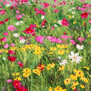 1SM2379-Country-Flowers-FLEURS--Silvia-Mei
