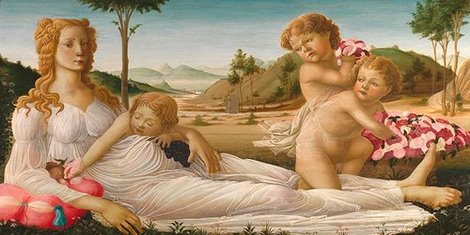 Image 2AA2735 An Allegory ART CLASSIQUE FIGURATIF After Botticelli 