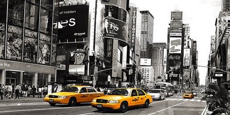 2AP3349-Taxi-in-Times-Square-NYC-URBAIN-AUTOMOBILE-Anonymous-