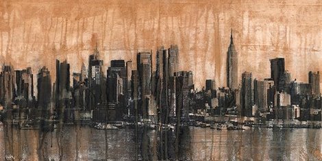 Image 2DM895 NYC Skyline 1 DECORATIF URBAIN Dario Moschetta