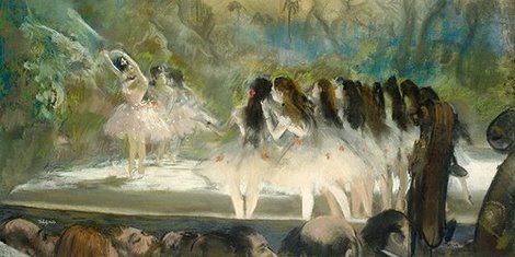2ED2686-Ballet-at-the-Paris-Opera--ART-MODERNE-FIGURATIF-Edgar-Degas