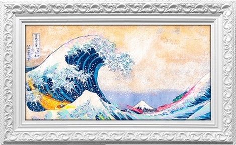 Tableau Eric-Chestier-Hokusai-s-Wave-2.0-detail