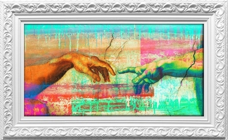 Tableau Eric-Chestier-Creation-of-Adam-2.0-detail