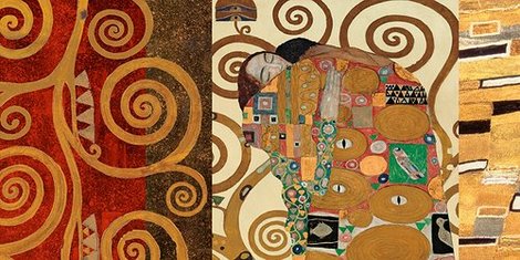 Image 2GK120 Klimt Patterns  The Embrace (Gold)  PEINTRE FIGURATIF Gustav Klimt