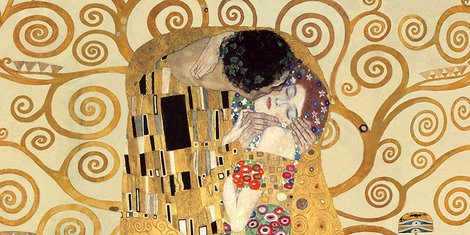 Image 2GK4348 The Kiss  PEINTRE FIGURATIF Gustav Klimt