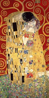 Image 2GK4486 The Kiss (Red variation) PEINTRE FIGURATIF Gustav Klimt