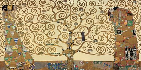 Image 2GK736 The Tree of Life PEINTRE FIGURATIF Gustav Klimt
