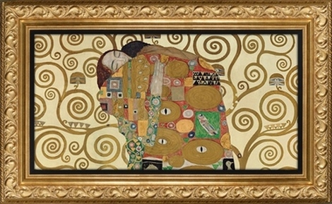 Tableau Gustav-Klimt-The-Embrace