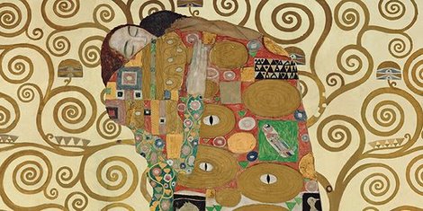 Image 2GK737 The Embrace PEINTRE FIGURATIF Gustav Klimt